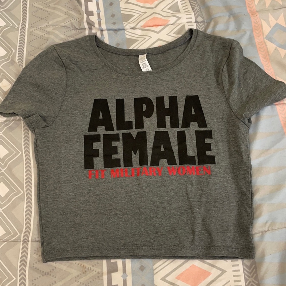 Fit Military Women Crop Tee